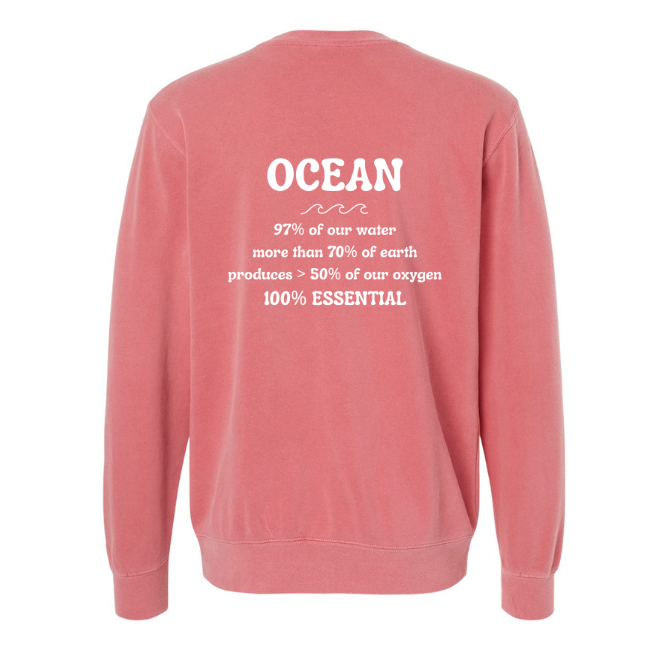 Create Awareness Crewneck-Ocean Facts