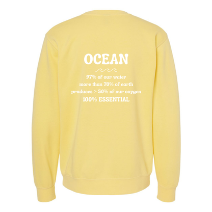 Create Awareness Crewneck-Ocean Facts