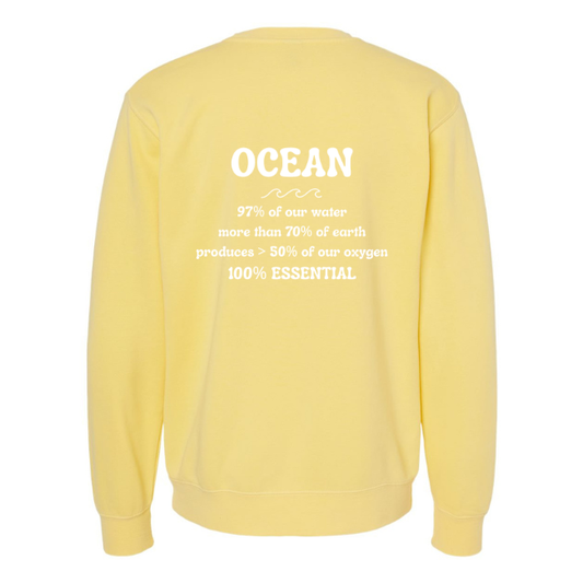 Create Awareness Crewneck-Ocean Facts