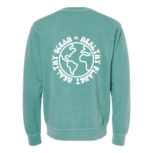 Create Awareness Crewneck-Healthy Planet