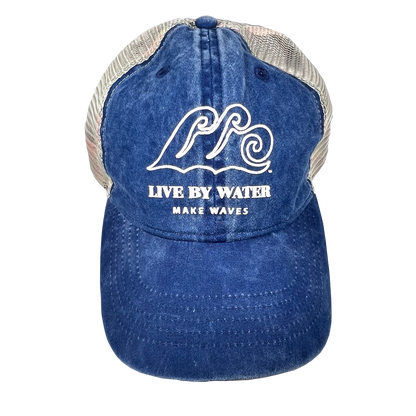 Live by Water Make Waves Ponytail Baseball Cap