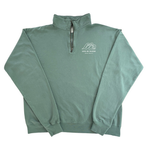 Live by Water Logo-Quarter-zip Sweatshirt