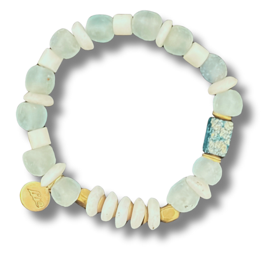 Ocean 5 bead bracelet