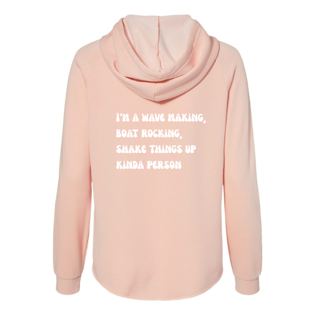 Wave Wash Zip-up - I'm a Wave Making, Boat Rocking..
