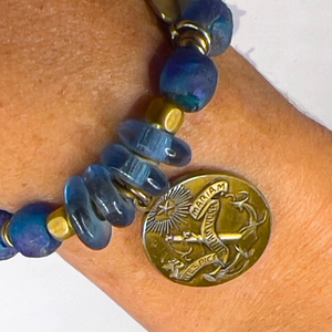 Stella Maris Bracelet-Made with Recycled Beads