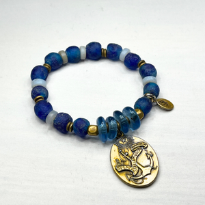 Stella Maris Bracelet-Made with Recycled Beads