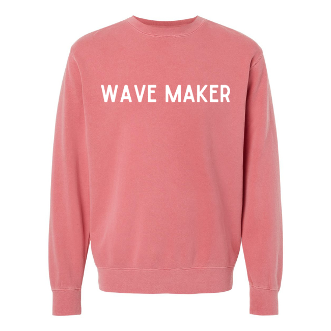 Wave Maker Sweatshirt PINK CORAL-Unisex