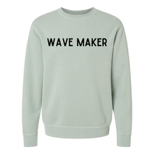 Load image into Gallery viewer, Wave Maker Sweatshirt GREEN SAGE-Unisex
