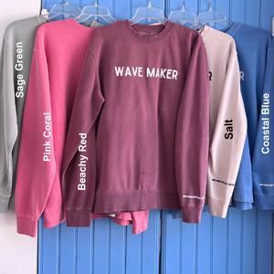 Wave Maker Sweatshirt BEACHY RED-Unisex