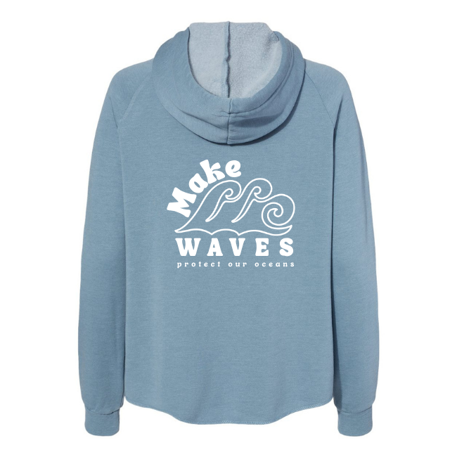 Wave Wash Zip-up-Make Waves Protect our Oceans