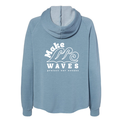 Wave Wash Zip-up-Make Waves Protect our Oceans