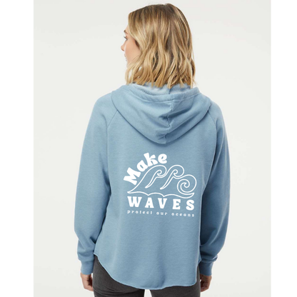 Wave Wash Zip-up-Make Waves Protect our Oceans