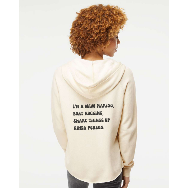 Wave Wash Zip-up - I'm a Wave Making, Boat Rocking..