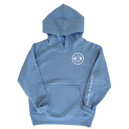 Youth Lightweight Wave Maker-Crest Hoodie-Comes in 2 Colors