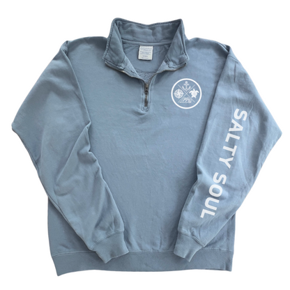 Salty Soul - Quarter-zip Sweatshirt-Comes in 3 Colors