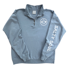 Load image into Gallery viewer, Salty Soul - Quarter-zip Sweatshirt-Comes in 3 Colors
