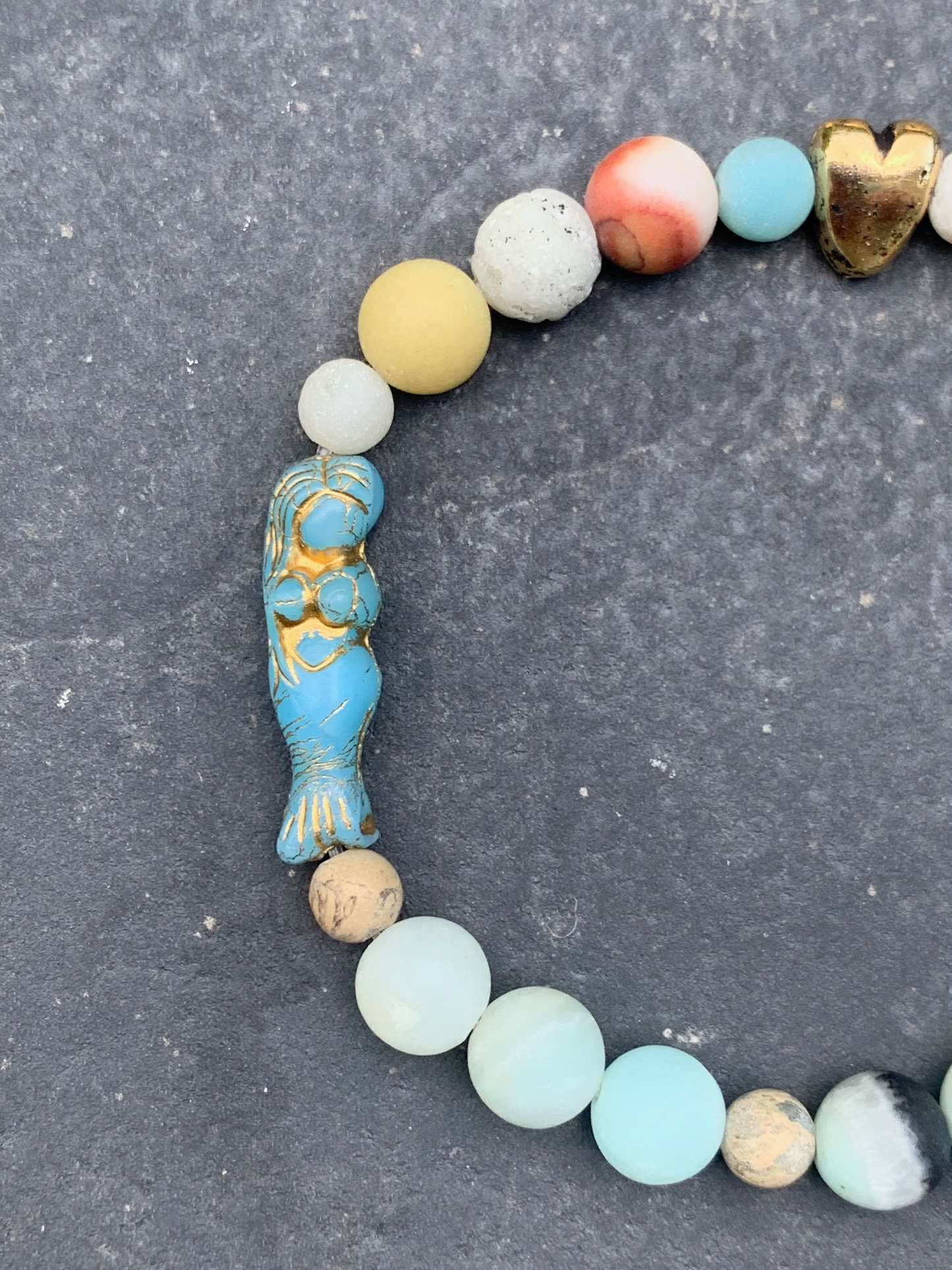 Live by Water Make Waves - Mermaid Love Bracelet