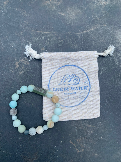 Live by Water Make Waves - Shades of Water Bracelet
