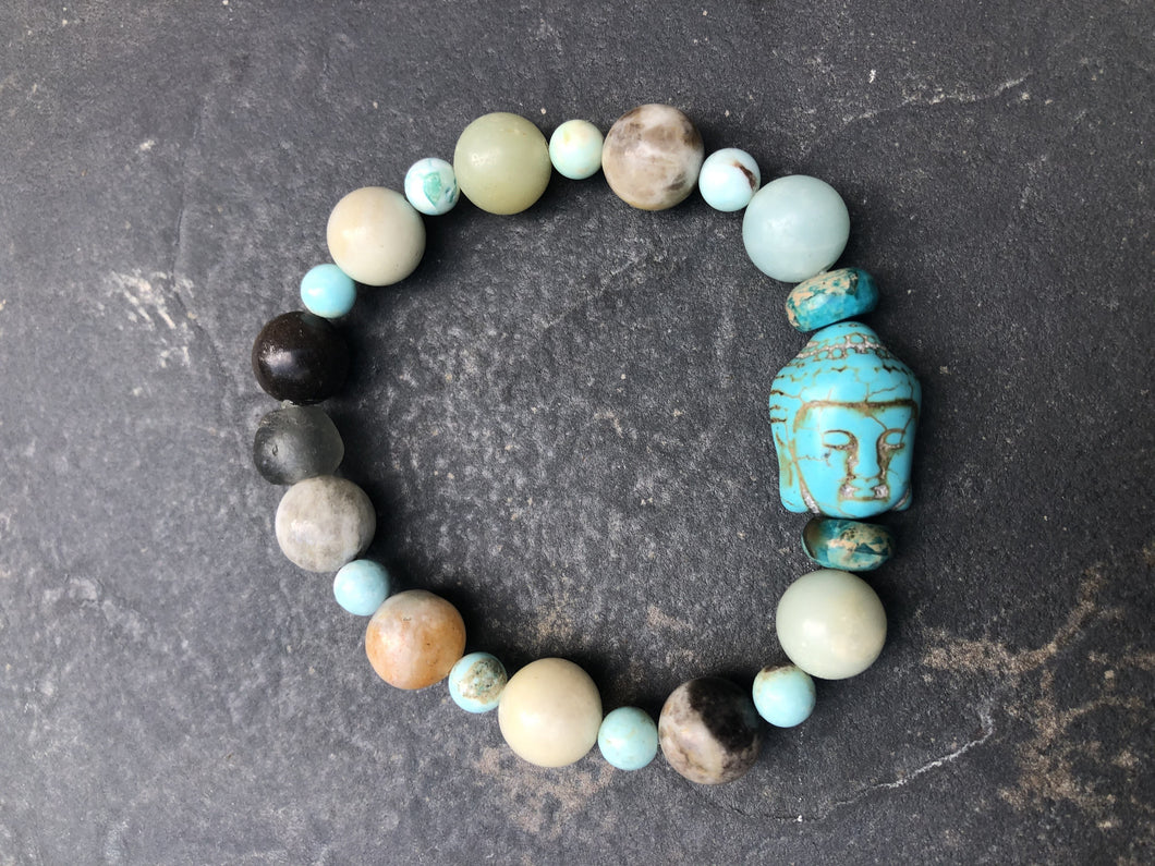 Buddha Live by Water Make Waves Tranquility Bracelet