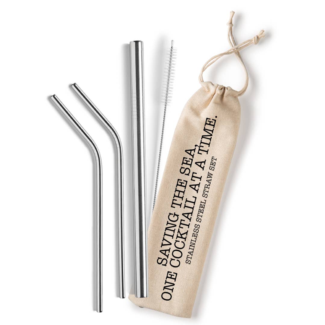 Reusable Straws-Saving the Sea, One Cocktail at a Time