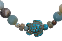 Load image into Gallery viewer, Live by Water Make Waves - Turtle Love Bracelet

