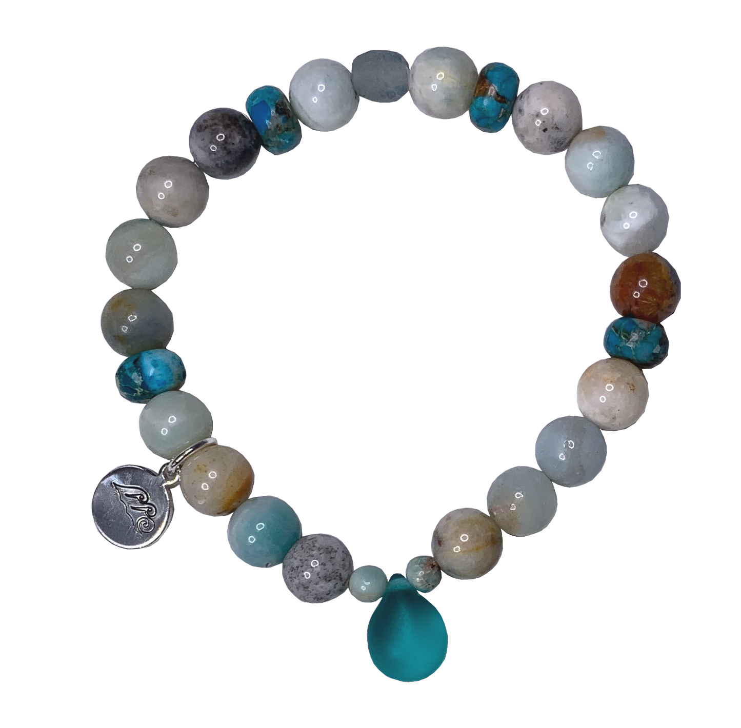 Live by Water Make Waves - Water Drop Bracelet