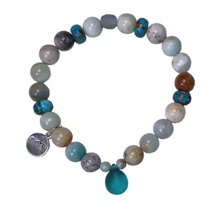 Live by Water Make Waves - Water Drop Bracelet