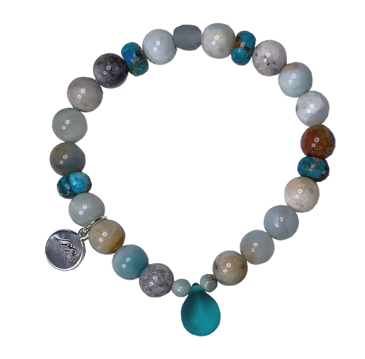 Live by Water Make Waves - Water Drop Bracelet