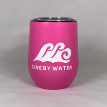Load image into Gallery viewer, Wine Tumbler-Live by Water Logo
