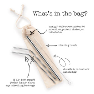 Reusable Straws-Saving the Sea, One Cocktail at a Time