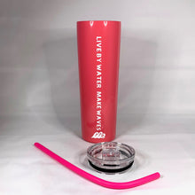 Load image into Gallery viewer, Tall Tumbler-Live by Water Logo
