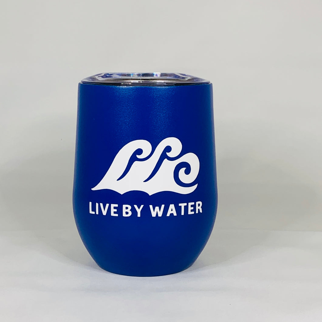 Wine Tumbler-Live by Water Logo